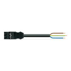 WAGO KAB MALE-OPEN 1M 3x1,5 ZW. síťový připojovací kabel síťová zástrčka - kabel s otevřenými konci Počet kontaktů: 2 + PE černá 1.00 m 1 ks