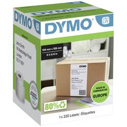 DYMO etikety v roli S0904980 S0904980 159 x 104 mm papír bílá 220 ks trvalé přepravní štítky