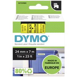páska do štítkovače DYMO D1 53718 polyester Barva pásky: žlutá Barva písma:černá 24 mm 7 m