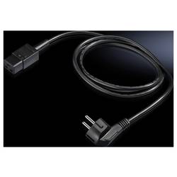 Rittal napájecí kabel [1x IEC C19 zásuvka 16 A - 1x zástrčka s ochranným kontaktem] 1.80 m černá