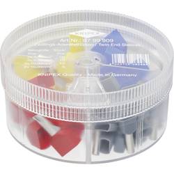 Knipex 97 99 909 sada dutinek 4 mm², 6 mm², 10 mm², 16 mm² částečná izolace šedá, červená, modrá, žlutá 45 ks Box