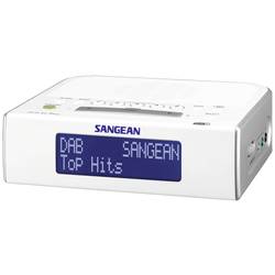 Sangean DCR-89+ DCR-89+ radiobudík, DAB+, FM, AUX, bílá