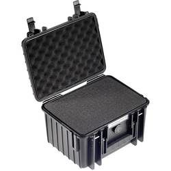B & W International outdoor.cases Typ 2000 outdoorový kufřík, 6.6 l, (š x v x h) 270 x 215 x 165 mm, černá, 2000/B/SI