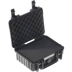 B & W International outdoor.cases Typ 500 outdoorový kufřík, 2.3 l, (š x v x h) 230 x 180 x 90 mm, černá, 500/B/SI