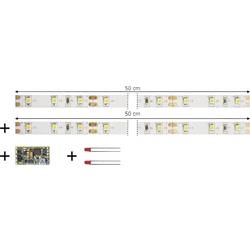 TAMS Elektronik 53-01450-02-C LED páska v závislosti na směru jízdy, regulace intenzity světla, spínání s modulem teplá bílá 1 sada