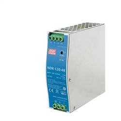 MW Mean Well NDR-120-48 síťový zdroj na DIN lištu, 48 V/DC, 2.5 A, 120 W, výstupy 1 x