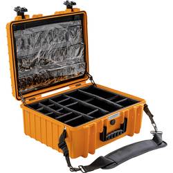B & W International outdoor.cases Typ 6000 outdoorový kufřík, 32.6 l, (š x v x h) 510 x 215 x 419 mm, oranžová, 6000/O/MED