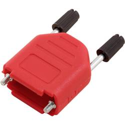encitech DPPK09-R-K 6353-0103-01 D-SUB pouzdro Pólů: 9 plast 180 ° červená 1 ks