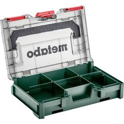 Metabo metaBOX 63 XS, 626896000 kufřík na nářadí, ABS, zelená, transparentní, (d x š x v) 252 x 167 x 63 mm