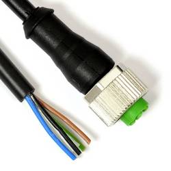 Murrelektronik 7000-40121-6340500 upravený zástrčkový konektor pro senzory - aktory M12 x 1 zástrčka, rovná, zásuvka, zahnutá 5.00 m Počet pólů: 4 1 ks