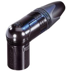 Neutrik NC3MRX-BAG XLR konektor zástrčka, zahnutá Pólů: 3 černá 1 ks