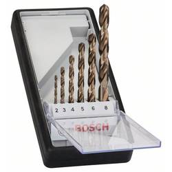 Bosch Accessories 2607019924 HSS sada spirálových vrtáku do kovu 6dílná 2 mm, 3 mm, 4 mm, 5 mm, 6 mm, 8 mm Cobalt DIN 338 válcová stopka 1 sada