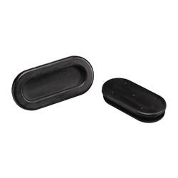 PB Fastener 1028-01 kabelová průchodka podélný otvor 26.6 mm, max. tloušťka desky 2.8 mm, PVC, černá, 1 ks