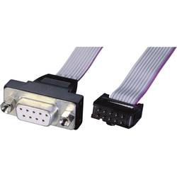 Renkforce sériový kabel [1x D-SUB zásuvka 9pólová - 1x 10pinová kolíková zásuvka], 0.26 m, šedá