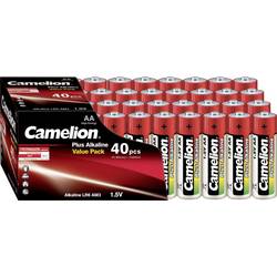 Camelion Plus LR06 tužková baterie AA alkalicko-manganová, 1.5 V, 40 ks