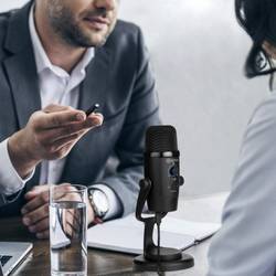 BOYA PM500 na stojanu USB mikrofon Druh přenosu:kabelový, USB stojan, vč. kabelu