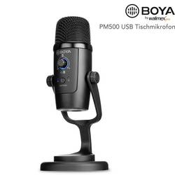 BOYA PM500 na stojanu USB mikrofon Druh přenosu:kabelový, USB stojan, vč. kabelu