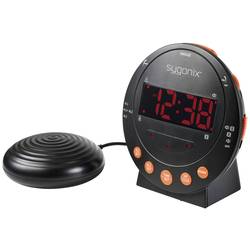Sygonix SY-5266562 elektronické budík černá Fluorescentní číslice 2 časy časovače