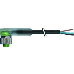 Murrelektronik 7000-12421-6243000 neupravený zástrčkový konektor pro senzory - aktory M12 x 1 zásuvka, zahnutá 30.00 m 1 ks