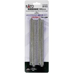 7078020 N Kato Unitrack zdvojená kolej, rovná 186 mm 2 ks