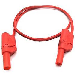 Mueller Electric 22.421-.50M-2 měřicí kabel banánková zástrčka 4 mm banánková zástrčka 4 mm 0.5 m červená 1 ks