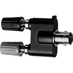 Telegärtner 100023660 měřicí adaptér, BNC zásuvka - zásuvka 4 mm, zásuvka 4 mm, černá, červená