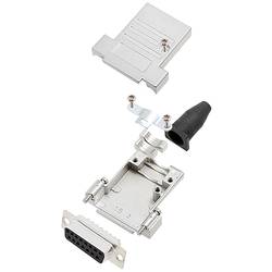 encitech DTSL15-SJSRG-T-DBS-K 6355-0086-12 sada D-SUB zásuvková lišta 180 ° Pólů: 15 pájecí kalíšek 1 ks