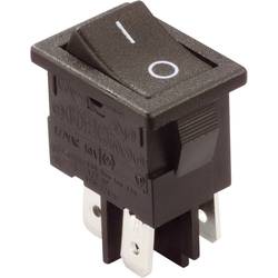 Arcolectric (Bulgin Ltd.) H8550VBACA kolébkový spínač H8550VBACA 250 V/AC 10 A 2x vyp/zap s aretací 1 ks