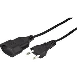 Hama 00137279 napájecí prodlužovací kabel, černá, 5.00 m