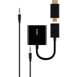 Belkin B2B137-BLK HDMI / VGA adaptér [1x HDMI zásuvka - 1x VGA zásuvka, jack zásuvka 3,5 mm] černá 10.00 cm
