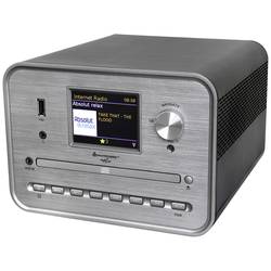 soundmaster ICD1050SW CD přehrávač internetové rádio, DAB+, WLAN, USB, vč. reproduktorů, stříbrná