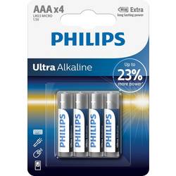Philips Ultra LR03 mikrotužková baterie AAA alkalicko-manganová 1.5 V 4 ks