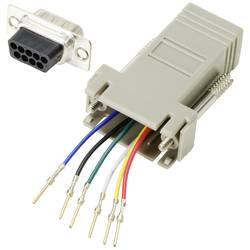 TRU COMPONENTS D-SUB adaptér D-SUB zástrčka 9pólová - RJ12 zásuvka 1 ks