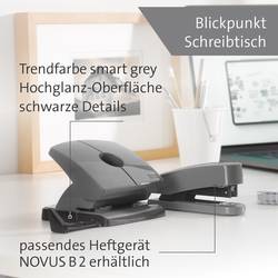 Novus Office 025-0656 kancelářská děrovačka B 220 COLOR ID 2.0 šedá 20 listů (80 g/m²)