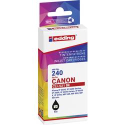 Edding Ink náhradní Canon CLI-521BK kompatibilní černá EDD-240 18-240-01
