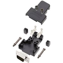 encitech TRI-P-09-HDP15-K 6355-0068-01 D-SUB pouzdro Pólů: 15 plast černá 1 ks