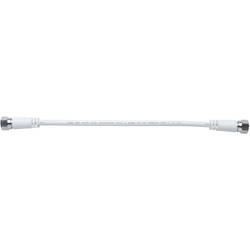 Axing antény, SAT kabel [1x F zástrčka - 1x F zástrčka] 0.50 m 85 dB bílá