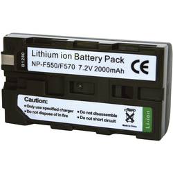 Conrad energy 250467 akumulátor do kamery Náhrada za orig. akumulátor NP-F530, NP-F550, NP-F570 7.2 V 2000 mAh