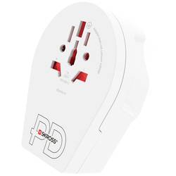 Skross 1.500291 cestovní adaptér Country Adapter World to UK USB C20PD