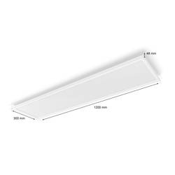Philips Hue LED panel 35505700 Hue White & Col. Amb. Surimu Panel 120x30cm pevně vestavěné LED 60 W