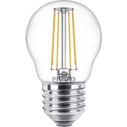 Philips LED 76317600 LED Energetická třída (EEK2021) F (A - G) E27 kapkový tvar 4.3 W = 40 W teplá bílá (Ø x d) 4.5 cm x 8 cm 1 ks