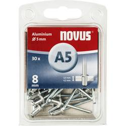 Novus Office 108964503 slepý nýt (Ø x d) 5 mm x 8 mm hliník hliník 30 ks
