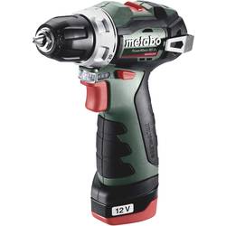 Metabo PowerMaxx BS BL aku vrtací šroubovák, 12 V, 2 Ah Li-Ion vč. 2x aku, 601721500