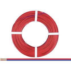 Donau Elektronik 225-020 lanko/ licna 2 x 0.25 mm² červenomodrá 50 m