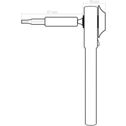 Dacal sada nástrčných klíčů, metrický, 1/4 (6,3 mm), 37dílná, MBS40