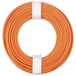 Donau Elektronik 150-017 lanko/ licna, 1 x 0.50 mm², oranžová, 10 m