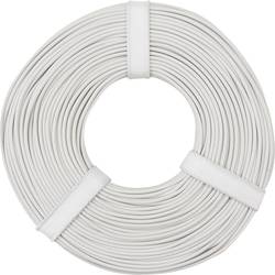 Donau Elektronik 125-055 lanko/ licna, 1 x 0.25 mm², bílá, 50 m