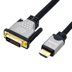 Roline DVI kabel DVI-D 18 + 1 pól Zástrčka, Zástrčka HDMI-A 10.00 m vícebarevná 11.04.5875 stíněný DVI kabel