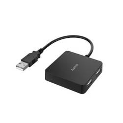 Hama 4 porty USB 2.0 hub černá