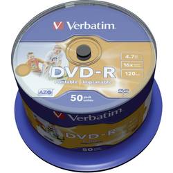 Verbatim 43533 DVD-R 4.7 GB 50 ks vřeteno s potiskem